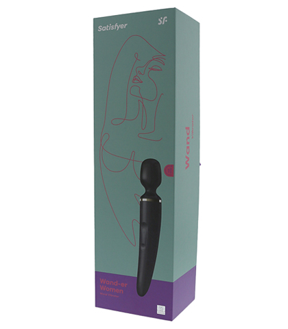 SATISFYER WAND-ER WOMAN BLACK