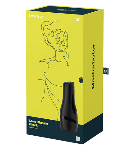 SATISFYER MUSKI MASTURBATOR - MEN CLASSIC BLACK