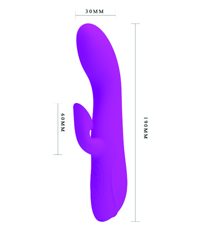 Silikonski vibrator - usb punjiv