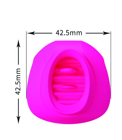 Vibrator estelle pink - imitacija lizanja