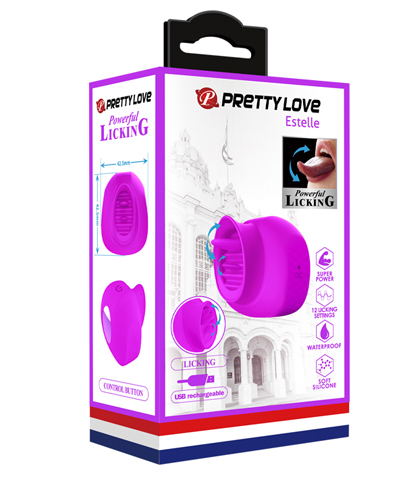 VIBRATOR ESTELLE - IMITACIJA LIZANJA