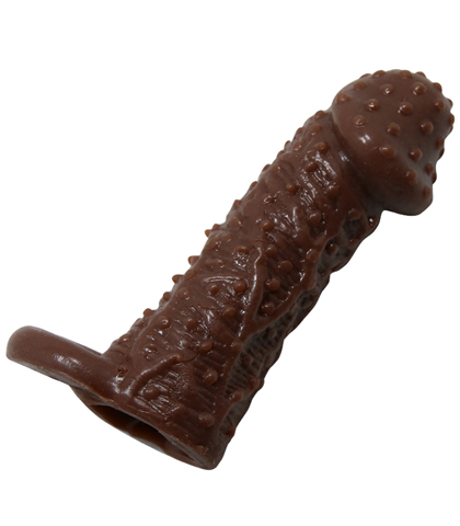 Navlaka za penis u braon boji