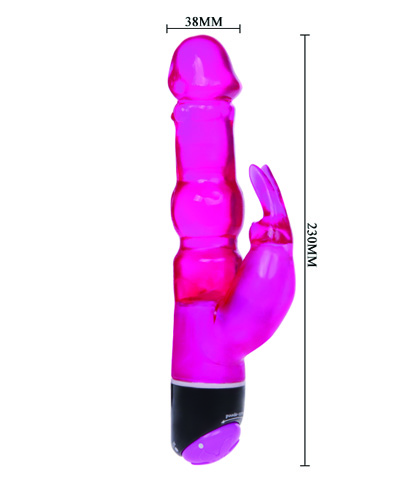 Vibrator sa stimulatorom za klitoris
