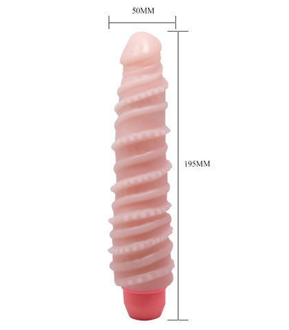 Rebrasti analni vibrator
