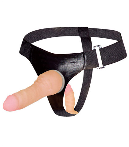 DILDO STRAP ON DOUBLE
