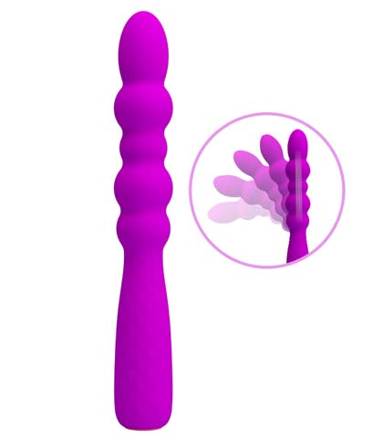 Silikonski rebrasti vibrator