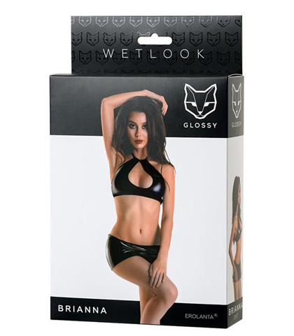 Sexy suknja i top - glossy "brianna"