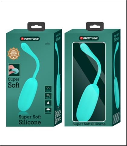 MEKANO SILIKONSKO VIBRO JAJE - TIRKIZNA BOJA