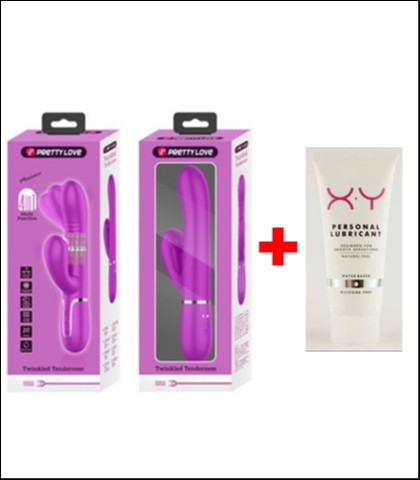 VIBRATOR ZA STIMULACIJU G TACKE U ROZE BOJI + XY LUBRIKANT
