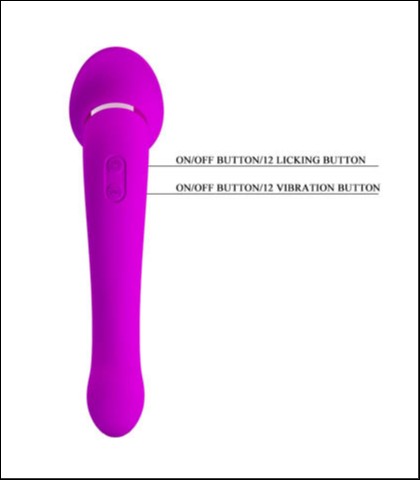 Silikonski vibrator za klitoris faust