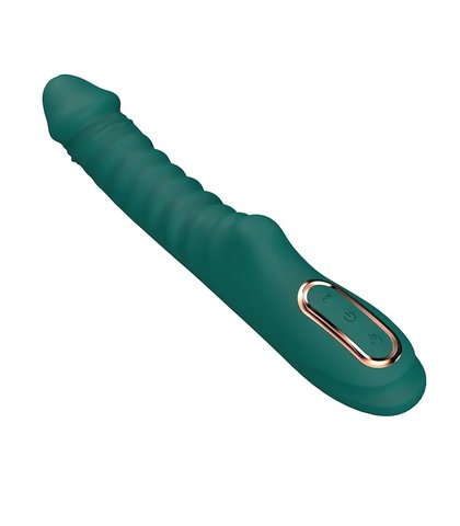 Rebrasti silikonski vibrator enyalius green