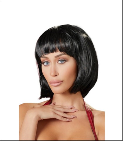 Perika crnka kratka black bob wig