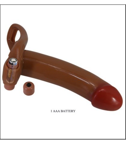 Silikonski strep dildo - bradden 17cm