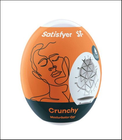 SATISFYER MASTURBATOR EGG CRUNCHY