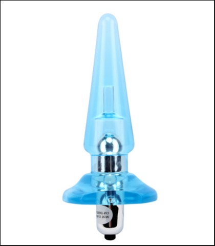 Plavi analni vibrator