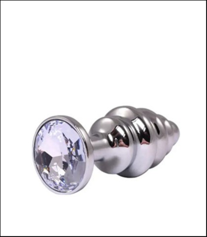 Rebrasta metalna analna kupa - small