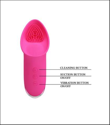 Vibrator za klitoris sa funkcijom sisanja