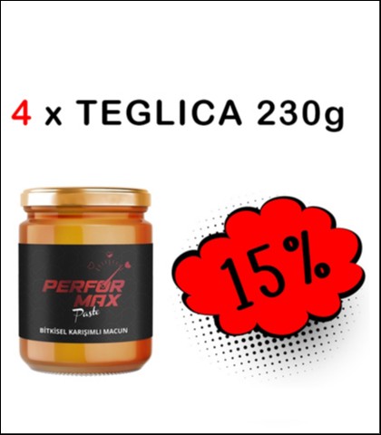 4X TURSKI MED PERFORMAX 230G