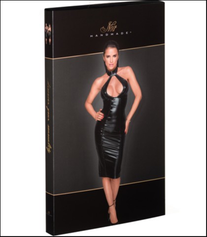 Sexy haljina sa dekolteom - noir
