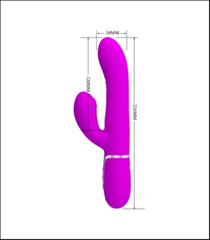 Vibrator za stimulaciju g tacke u roze boji + xy lubrikant