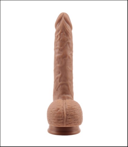 Rotirajuci vibro dildo sa bezicnim daljinskim - 15cm - max vibration