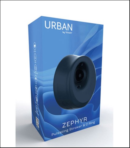 PULSIRAJUCI MASTURBATOR ZEPHYR PULSATING STROKER & C RING