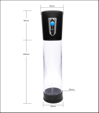 Automatska pumpa za penis na baterije + titan gold
