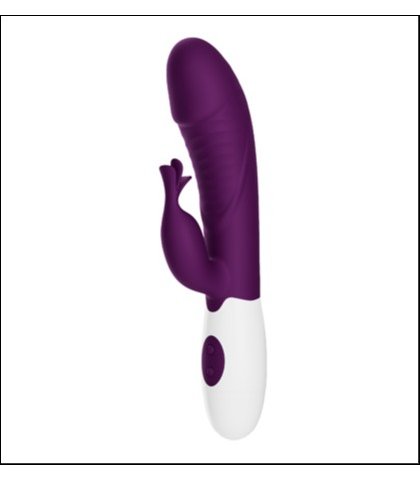 Silikonski mekani vibrator - ljubicasta - rasmussen