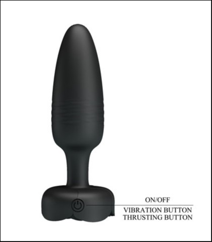 Led silikonska analna kupa