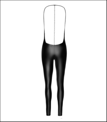 Seksi kombinezon sa cirkonima - noir - xl