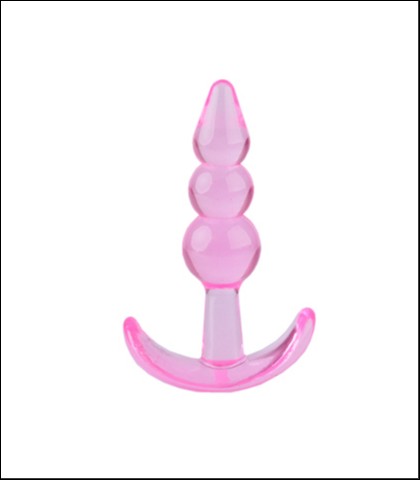 T plug beaded pink