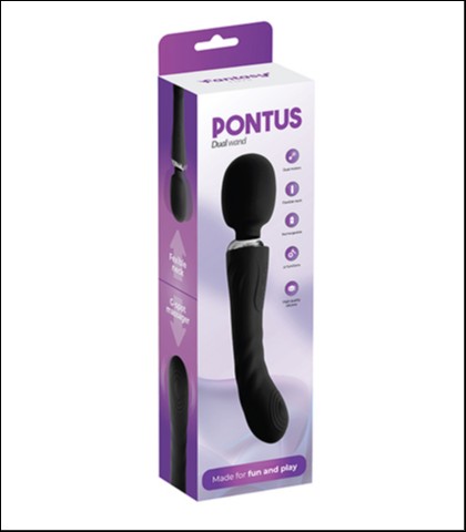 DUPLI VIBRATOR PONTUS BLACK