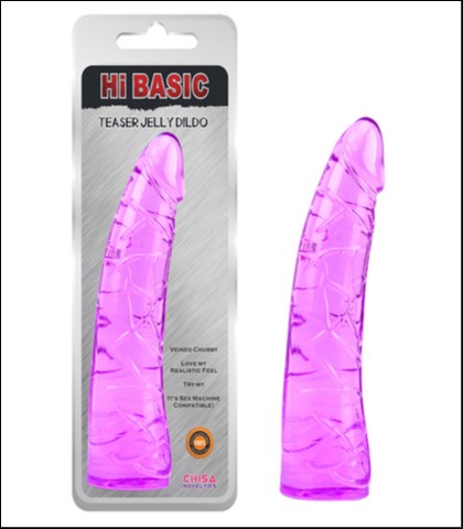 LJUBICASTI DILDO - 19CM