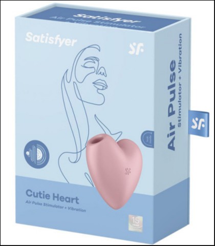 SATISFYER CUTIE HEART LIGHT RED