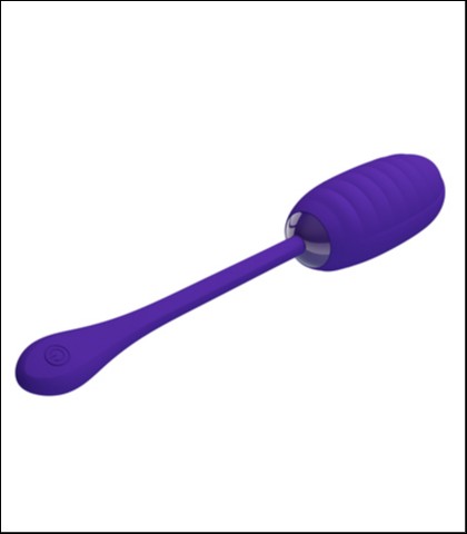 Mekano silikonsko vibro jaje - tamno plava boja