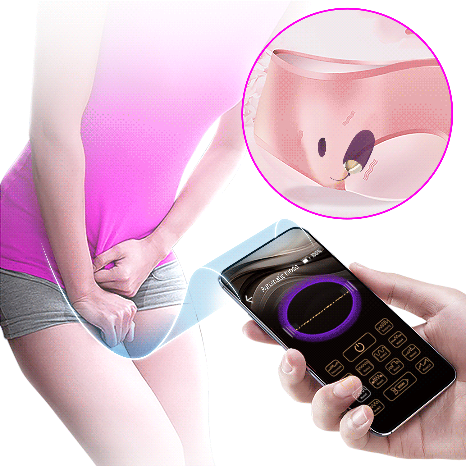 Bezicno vibro jaje za telefon abner