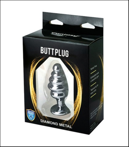 REBRASTA METALNA ANALNA KUPA - MEDIUM