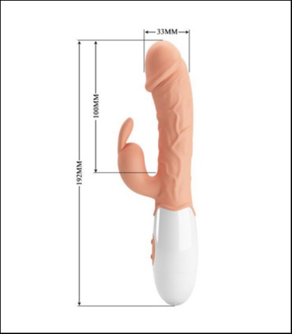 Multifunkcionalni vibrator 19cm easter bunny