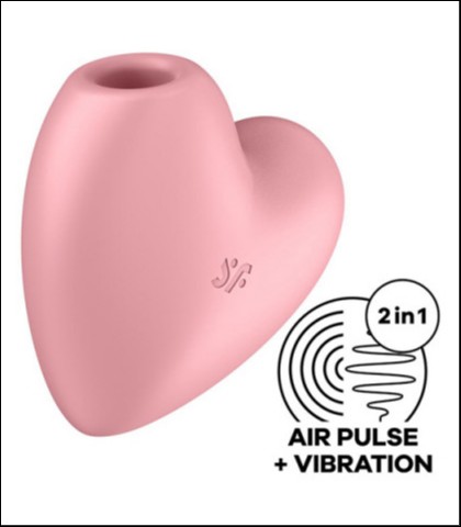 Satisfyer cutie heart light red