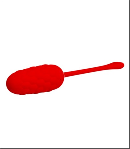 Mekano silikonsko vibro jaje - crvena boja