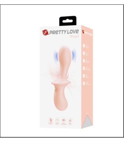 SILIKONSKI VIBRATOR U BOJI KOZE - ABIGAIL