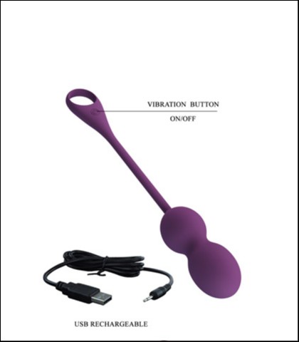 Vibro jaje elvira u ljubicastoj boji