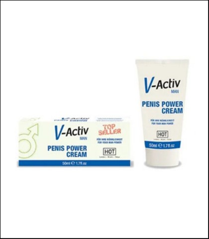HOT V-ACTIV KREMA ZA POTENCIJU - PENIS POWER CREAM 50 ML