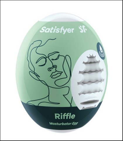 SATISFYER MASTURBATOR EGG RIFFLE