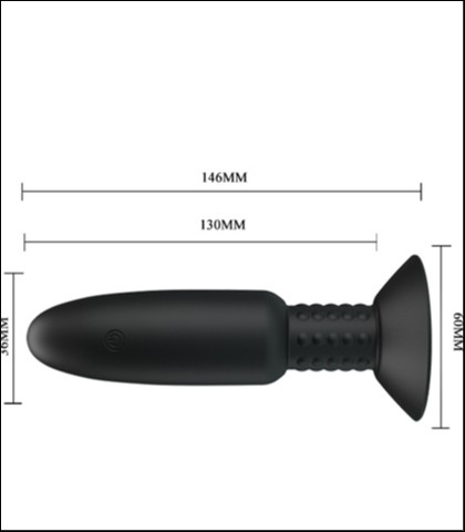 Silikonska analna kupa sa vibracijom