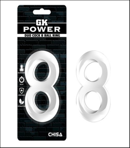 PROVIDNI PRSTEN ZA PENIS I TESTISE - DUO COCK 8 BALL RING