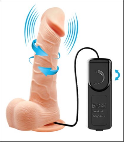 REALISTICNI VIBRATOR SA VAKUMOM