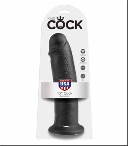 REALISTICNI DILDO 25CM - CRNA BOJA