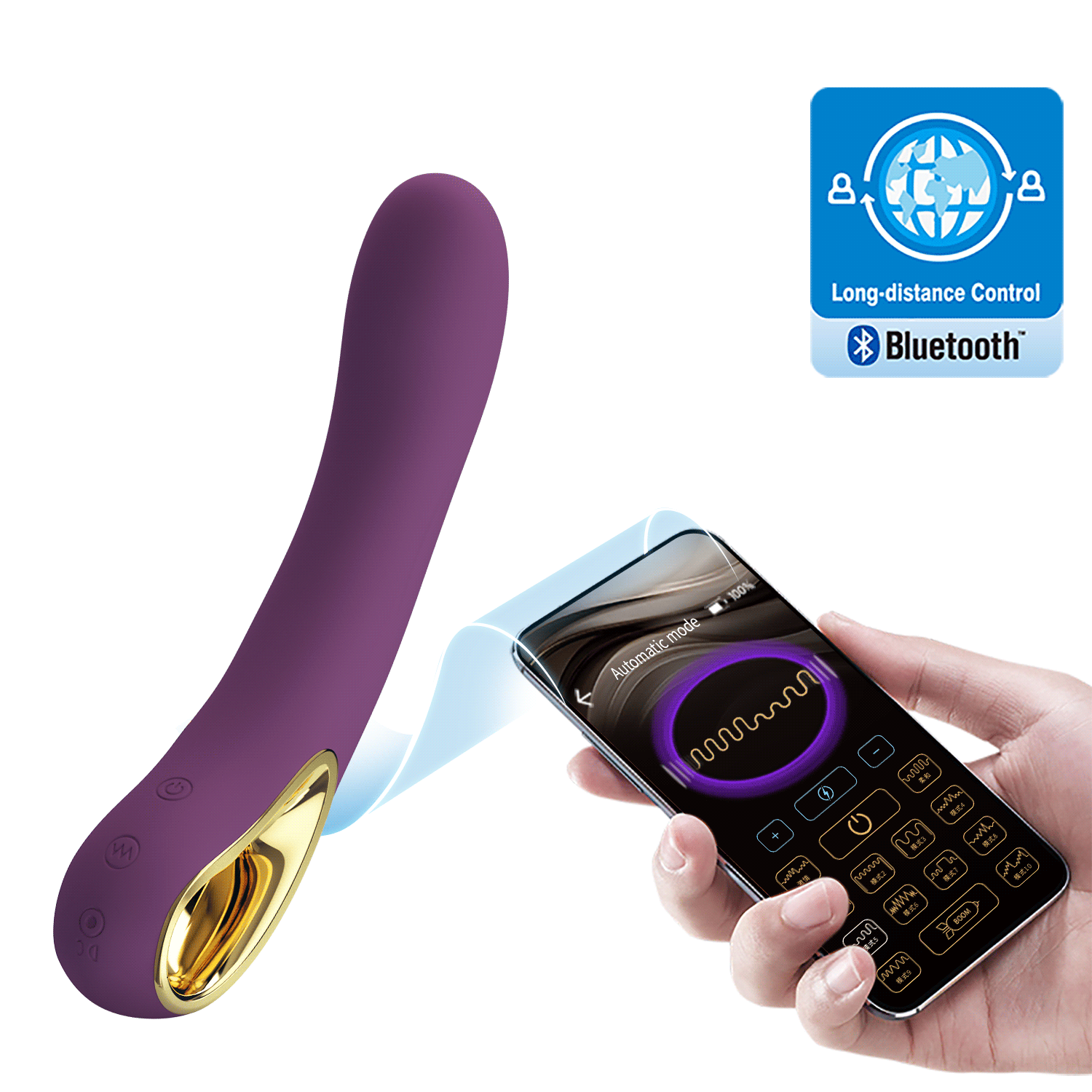 Vibrator ethan u ljubicastoj boji