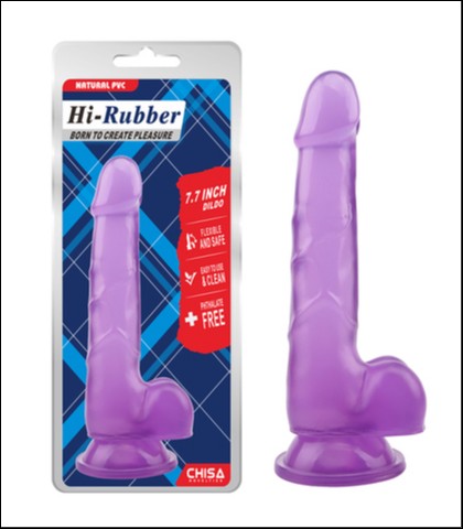 LJUBICASTI REALISTICNI DILDO - 20CM